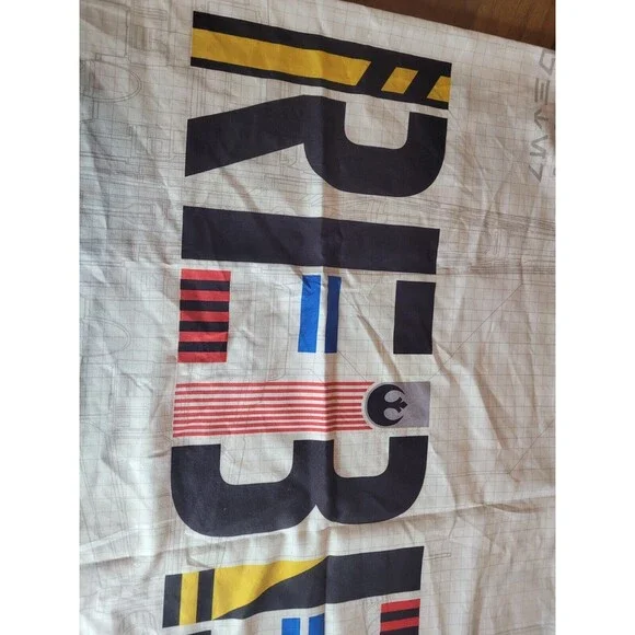 Star Wars Pillowcase Rebel Reversable Jedi Rebel Pilot Sith Millennium Falcon - Picture 2 of 7